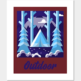 outdoor lovers Posters and Art